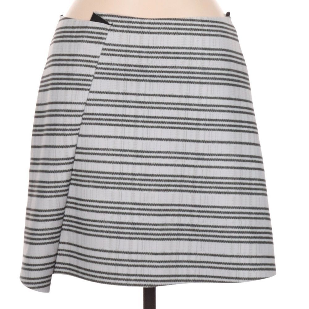 Bec & bridge Striped Black and grey Women's Skirt size 8‎